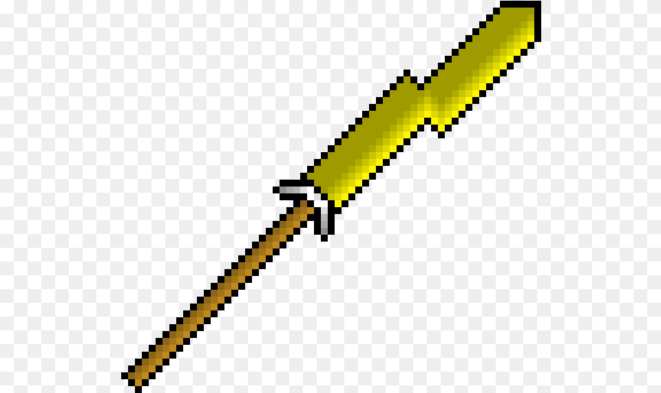 Great Sword Spear Pixel Art, Blade, Dagger, Knife, Weapon Free Transparent Png