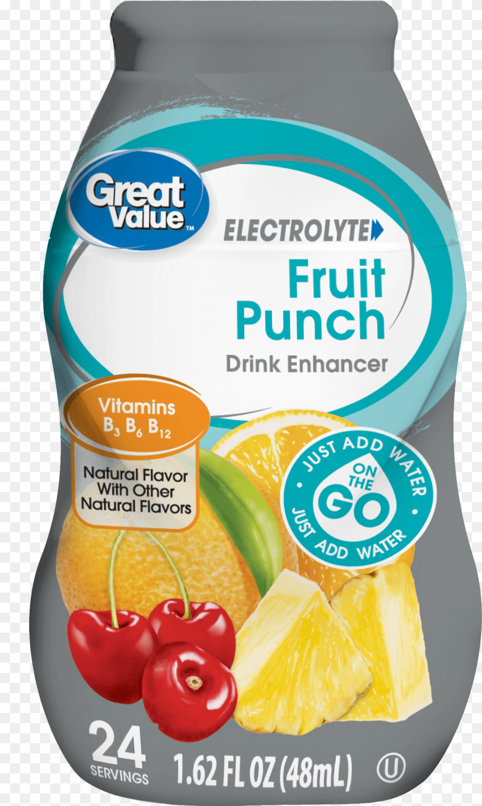 Great Value Fruit Punch Electrolyte Drink Enhancer Great Value Electrolyte Drink Mix, Food, Plant, Produce, Ketchup Free Transparent Png