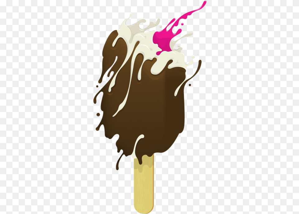 Great Vector Of An Ice Cream Cone I Love The Dripping Vector Illustration Of Melting Ice Cream, Dessert, Food, Ice Cream, Person Free Transparent Png