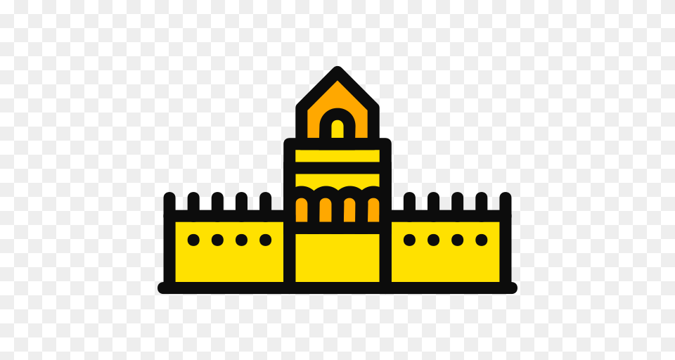 Great Wall Of China Icon, Architecture, Building, Dome, Castle Png Image