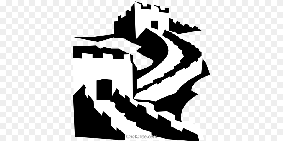 Great Wall Of China Royalty Vector Clip Art Illustration, Architecture, Building, House, Housing Png Image