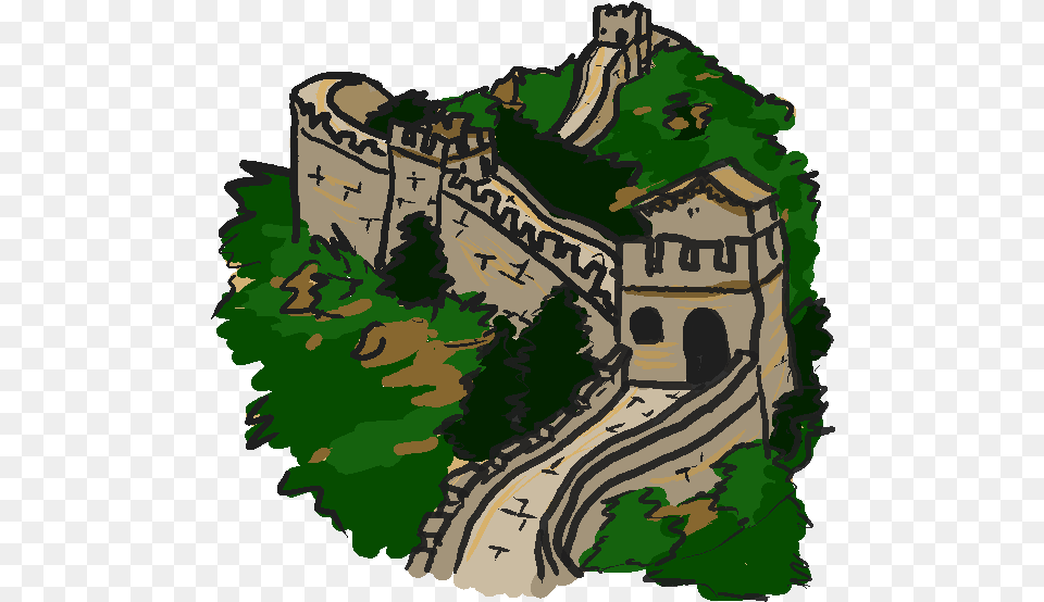 Great Wall Of China Transparent Background, Architecture, Building, Castle, Fortress Png