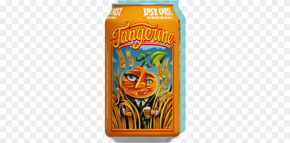 Great White Beer Lost Coast Brewery Tangerine Wheat Beer 12 Fl Oz, Can, Tin Png