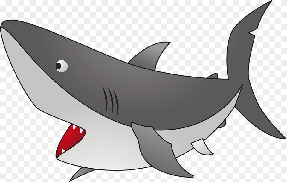 Great White Shark Clip Art, Animal, Sea Life, Fish Png Image