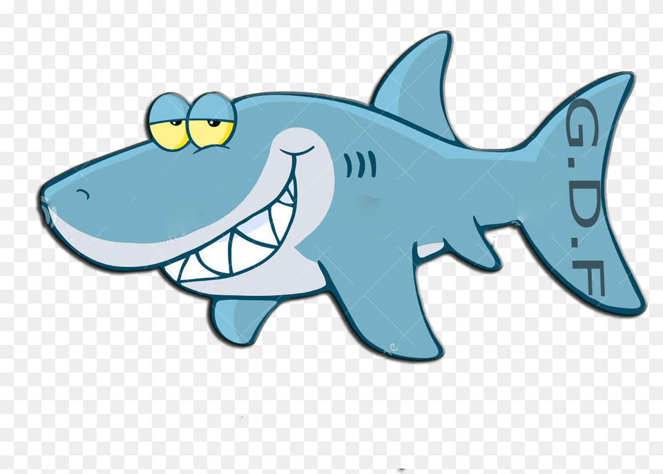 Great White Shark Clipart Cartoon Shark Black And White, Animal, Fish, Sea Life, Aircraft Free Transparent Png