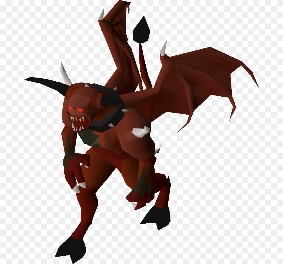 Greater Demon Osrs, Art, Baby, Person, Cross Free Png Download