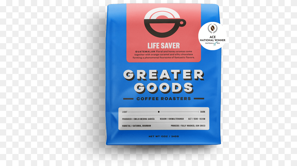 Greater Goods Coffee Roasting Co, Advertisement, Poster, Bag, Powder Free Png Download