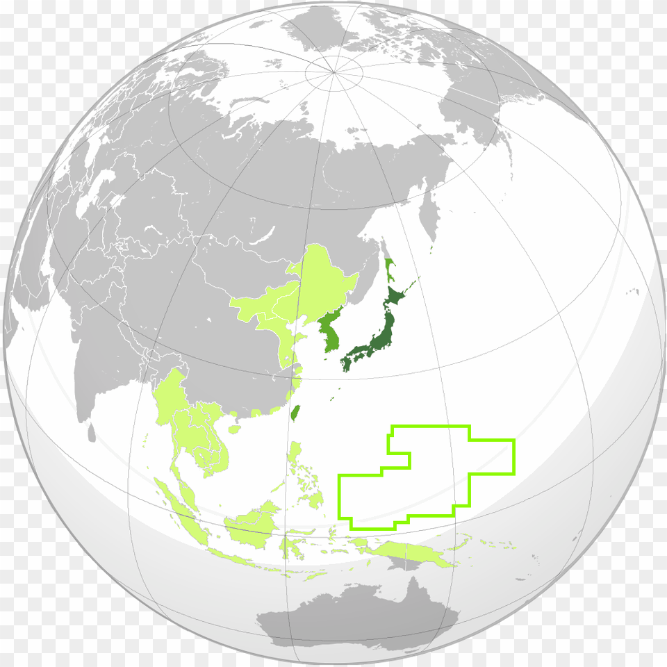 Greater Japanese Empire East Asia Co Prosperity Sphere, Astronomy, Outer Space, Planet, Globe Png