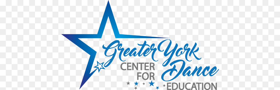 Greater York Center For Dance Gydance Logo Greater York Dance Logo, Star Symbol, Symbol, Text Free Transparent Png