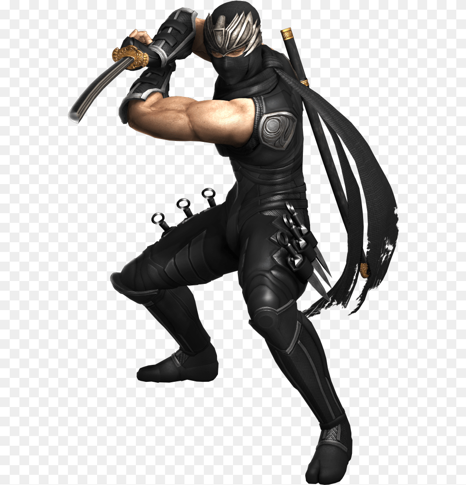 Greatest Ninja In Video Game History Ryu Hayabusa From Ninja Gaiden, Person, Adult, Male, Man Free Transparent Png