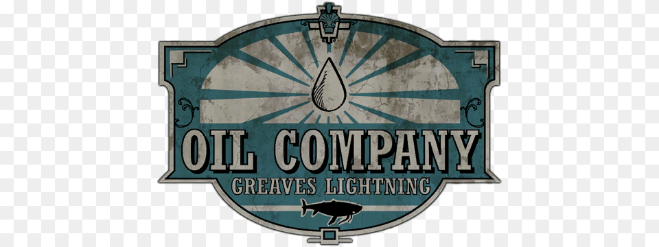 Greaves Lightning Oil Logo Oil Company Creaves Lightning, Emblem, Symbol, Animal, Fish Png
