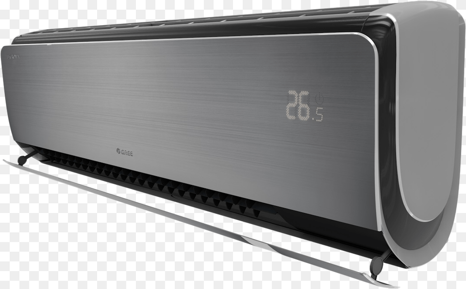 Gree Air Conditioner Black, Appliance, Device, Electrical Device, Air Conditioner Png Image