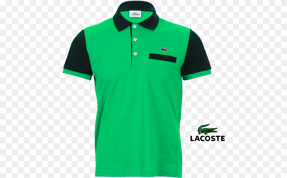 Gree Green Color Polo Shirt, Clothing, T-shirt Png Image