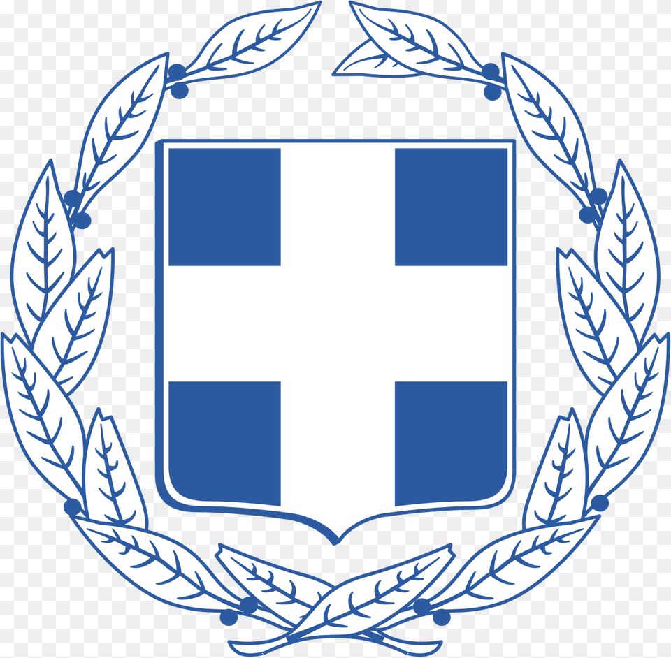 Greece Coat Of Arms, Emblem, Symbol Png Image