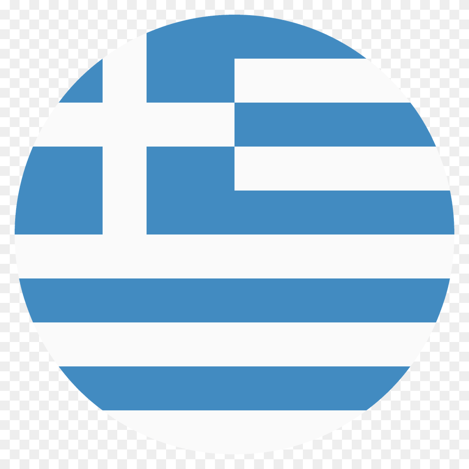 Greece Flag Emoji Clipart, Sphere, Logo Free Png