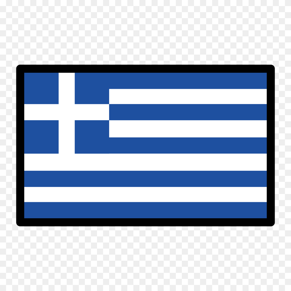 Greece Flag Emoji Clipart, Electronics, Screen Png
