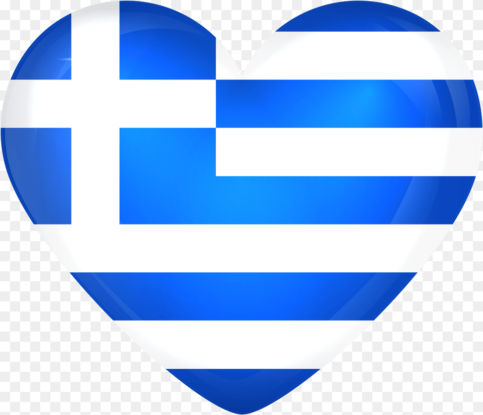 Greece Flag Heart Png Image
