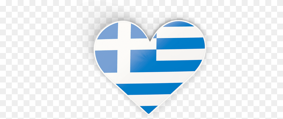 Greece Flag Heart Free Png