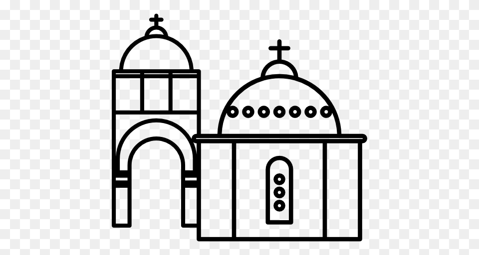 Greece Icon, Tower, Church, Cathedral, Building Png Image