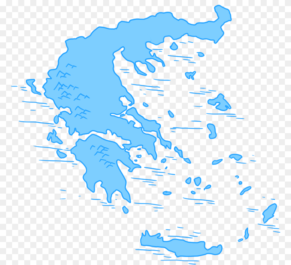 Greece Map Vector, Nature, Outdoors, Sea, Water Free Png