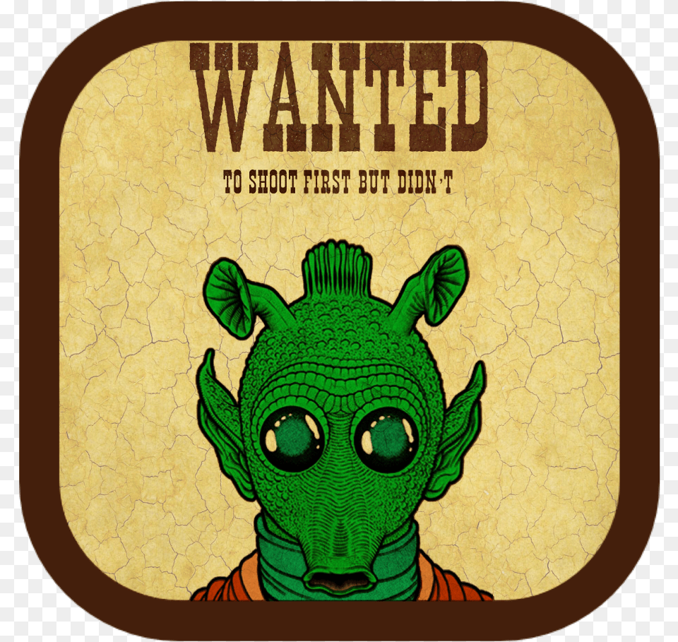 Greedo Starwars Tshirt Wanted Poster, Animal, Zoo, Advertisement Png Image