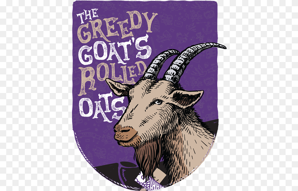 Greedy Goats U2013 Rolled Oats Goat, Livestock, Animal, Mammal, Dinosaur Free Png