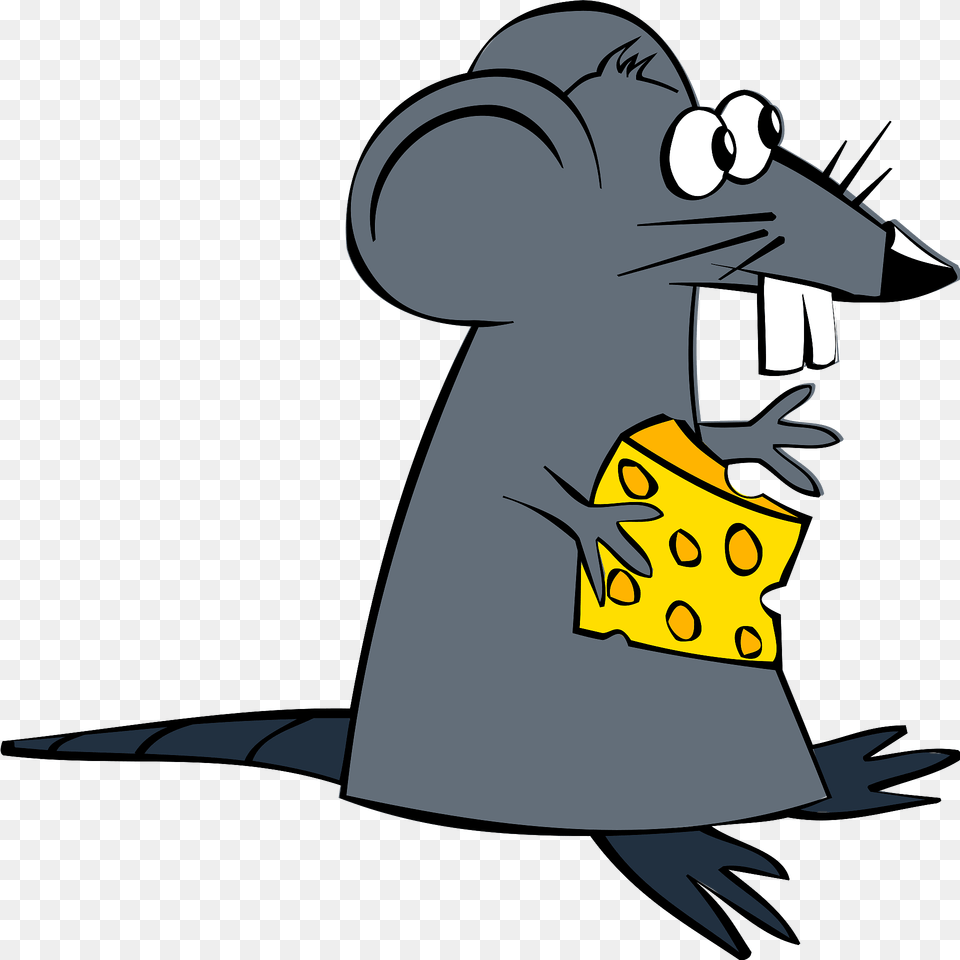 Greedy Rat Clipart, Cartoon, Animal, Fish, Sea Life Png Image