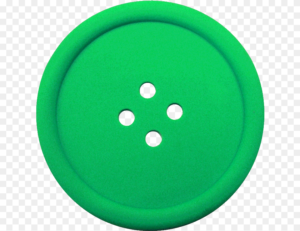 Greeen Sewing Button With 4 Hole Image For Circle, Plate Free Png Download