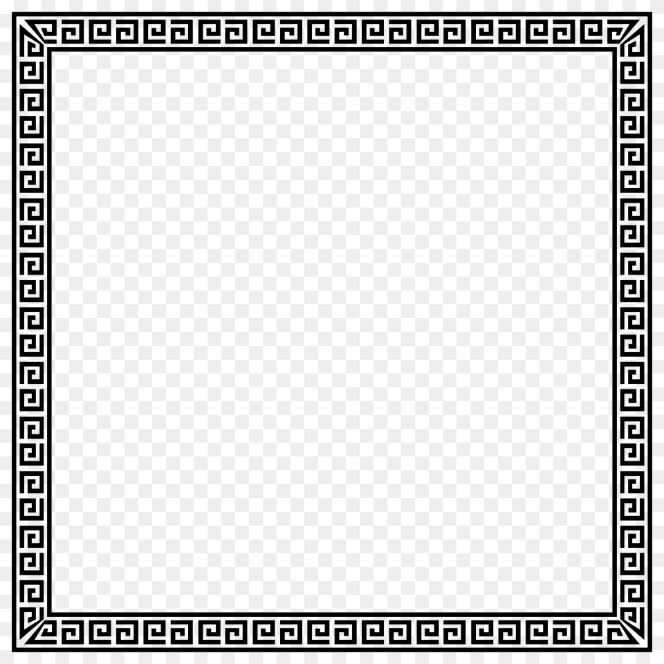 Greek Border Frame 2 Clipart, Home Decor, Rug, Blackboard Png