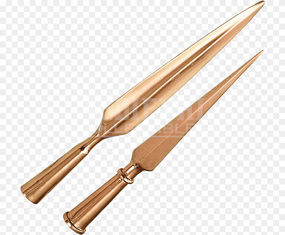 Greek Bronze Spear Parts Greek Hoplite Spear, Weapon, Blade, Dagger, Knife Free Transparent Png