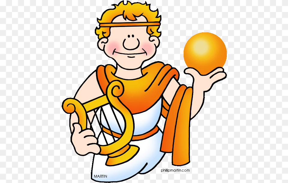 Greek Clipart Apollo God Gods And Goddesses Clipart, Baby, Person, Face, Head Png Image