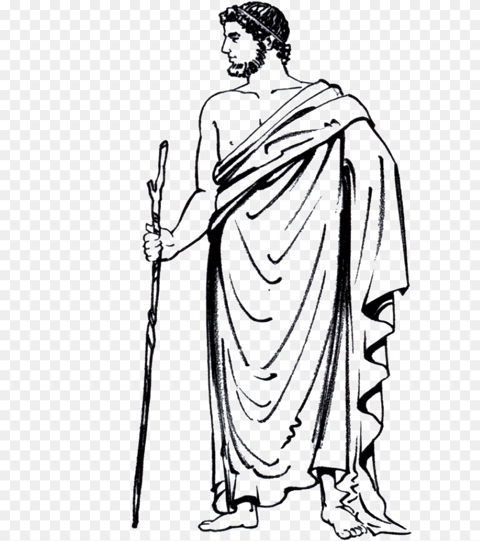 Greek Clipart Rhea Ancient Greece Himation, Adult, Art, Male, Man Png Image