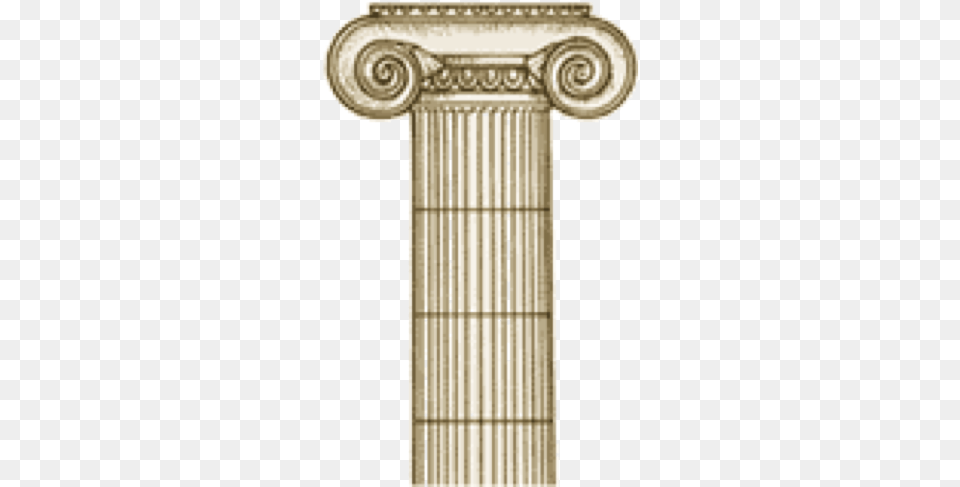Greek Column Greek Column Ionic Column Doric Order, Architecture, Pillar, Cross, Symbol Png Image