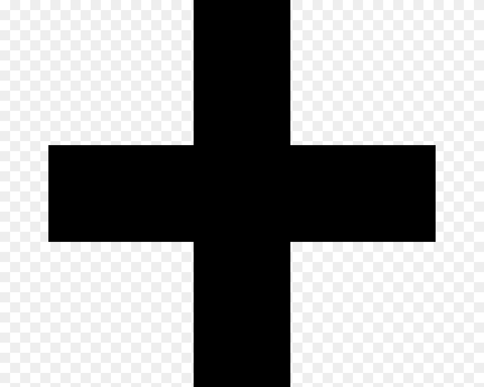 Greek Cross, Gray Free Png Download