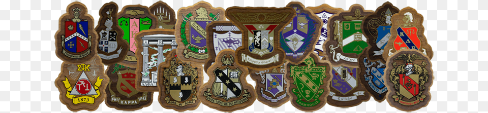 Greek Fraternity And Sorority Crest Decal Crest, Emblem, Symbol, Badge, Logo Png Image