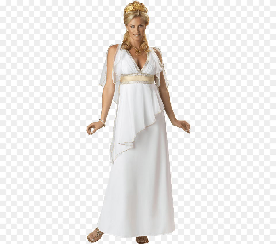Greek Goddess Women S Costume Greek Goddess Costume, Formal Wear, Fashion, Person, Evening Dress Png
