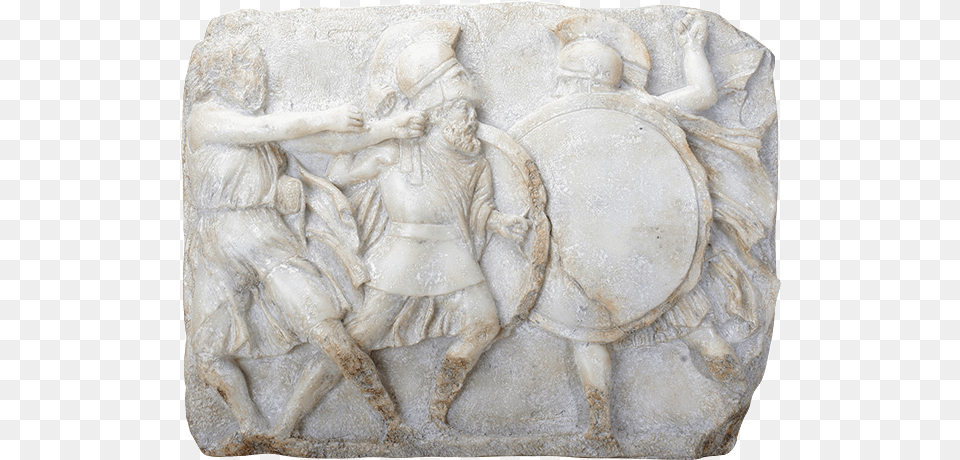 Greek Hoplites In Battle Wall Plaque Stone Carving, Archaeology, Art, Adult, Bride Free Png