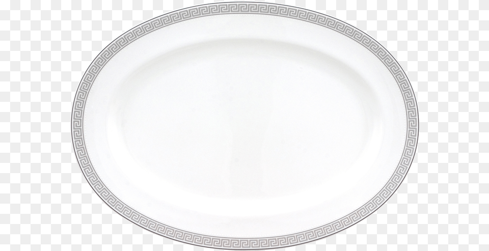 Greek Key Oval Platter 14 14quot Plate, Art, Dish, Food, Meal Free Transparent Png