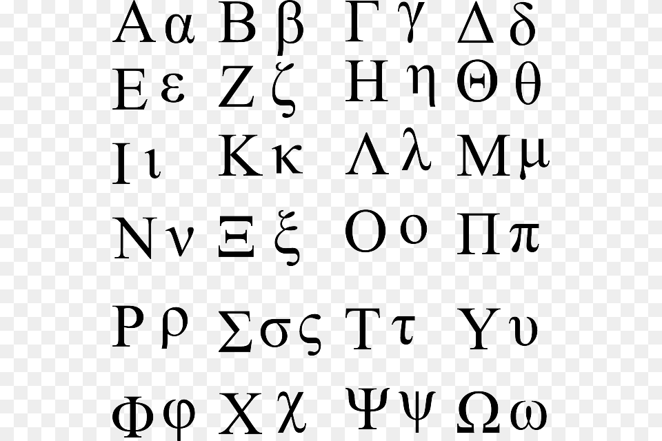 Greek Language Greek Letter Phi Lowercase, Text, Alphabet Png Image