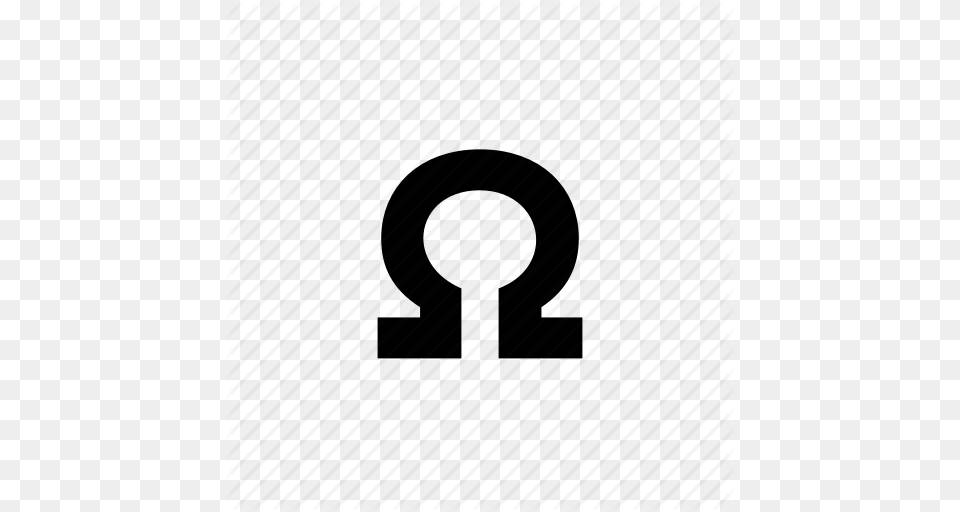 Greek Language Omega Script Icon Png Image