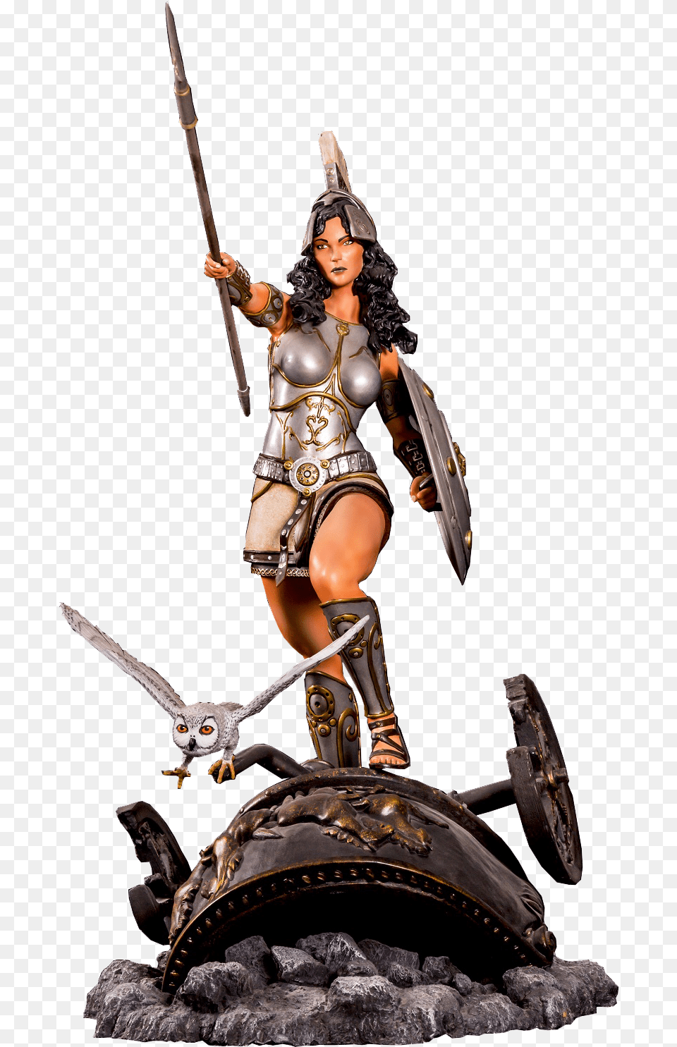 Greek Mythology Athena Spear, Weapon, Sword, Figurine, Adult Free Png