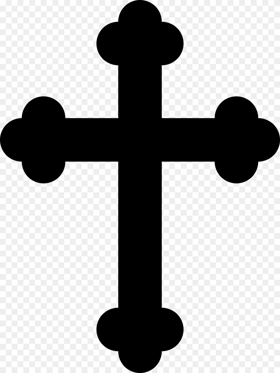 Greek Orthodox Cross Clipart Svg Cross Clipart Orthodox Cross, Gray Free Png Download