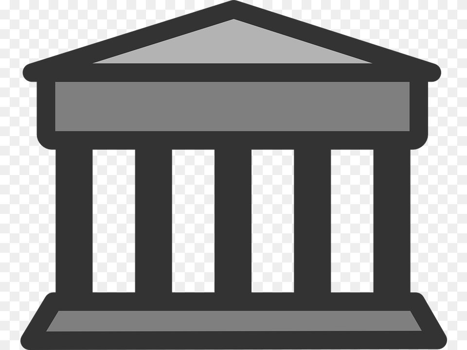 Greek Parthenon Temple Icon Symbol 5 Pillars Of Psychology, Architecture, Pillar, Building, Person Png Image