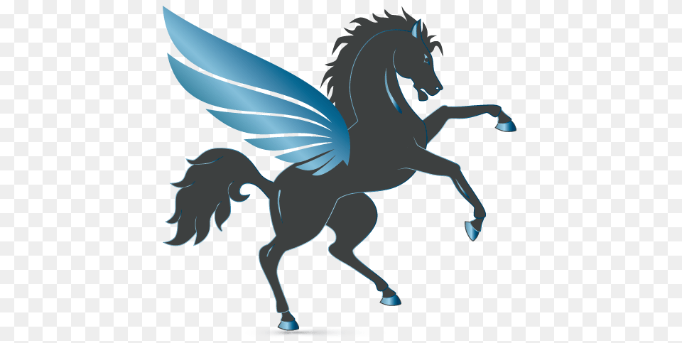 Greek Pegasus Logo Creator, Animal, Kangaroo, Mammal, Horse Free Transparent Png