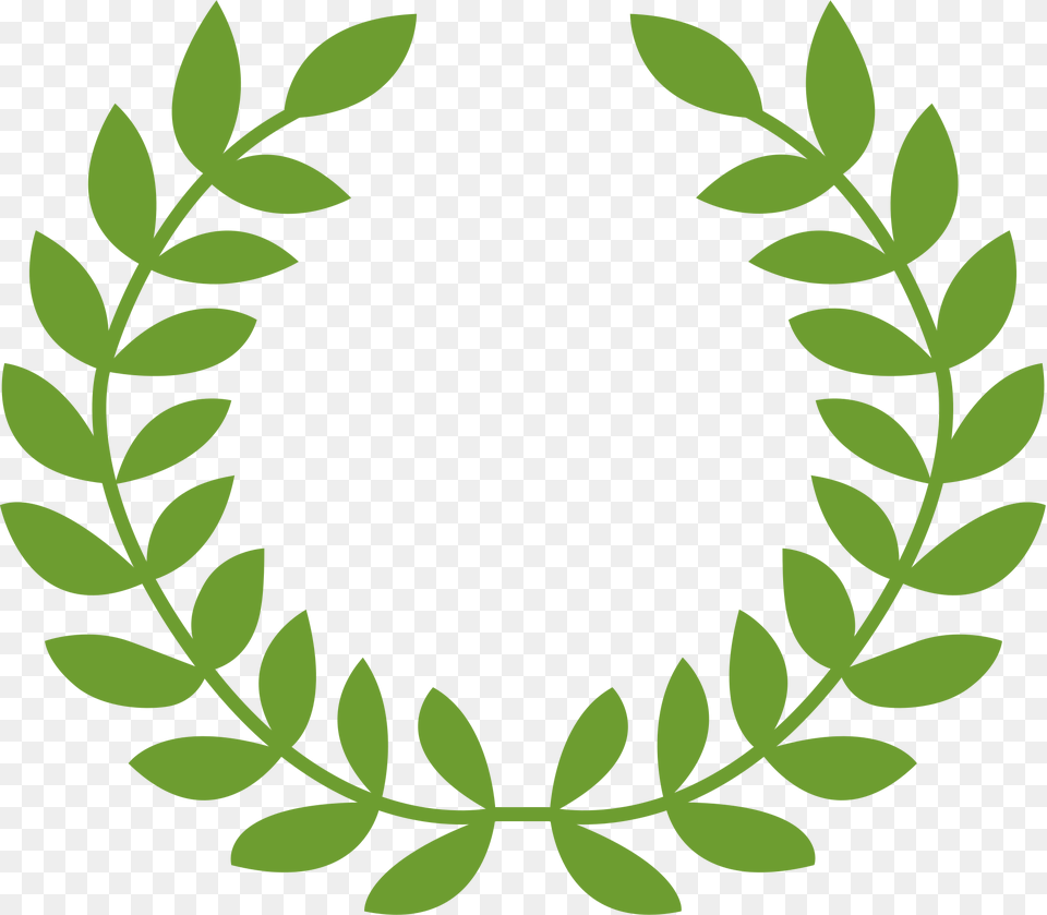 Greek Roman Laurel Wreath With Branches Vector, Green, Leaf, Plant, Pattern Png