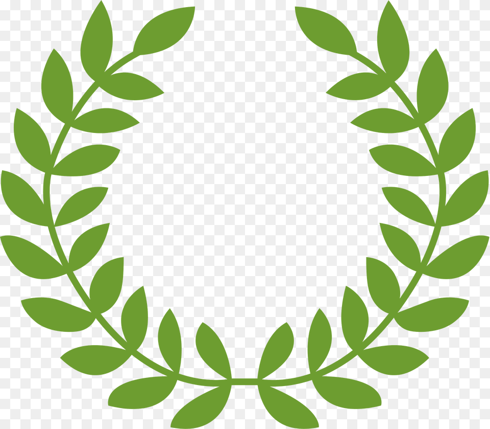 Greek Roman Laurel Wreath With Branches Vector Clipart, Green, Leaf, Plant, Pattern Free Png Download