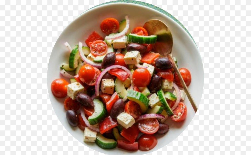 Greek Salad, Food, Food Presentation, Plate, Meal Free Png