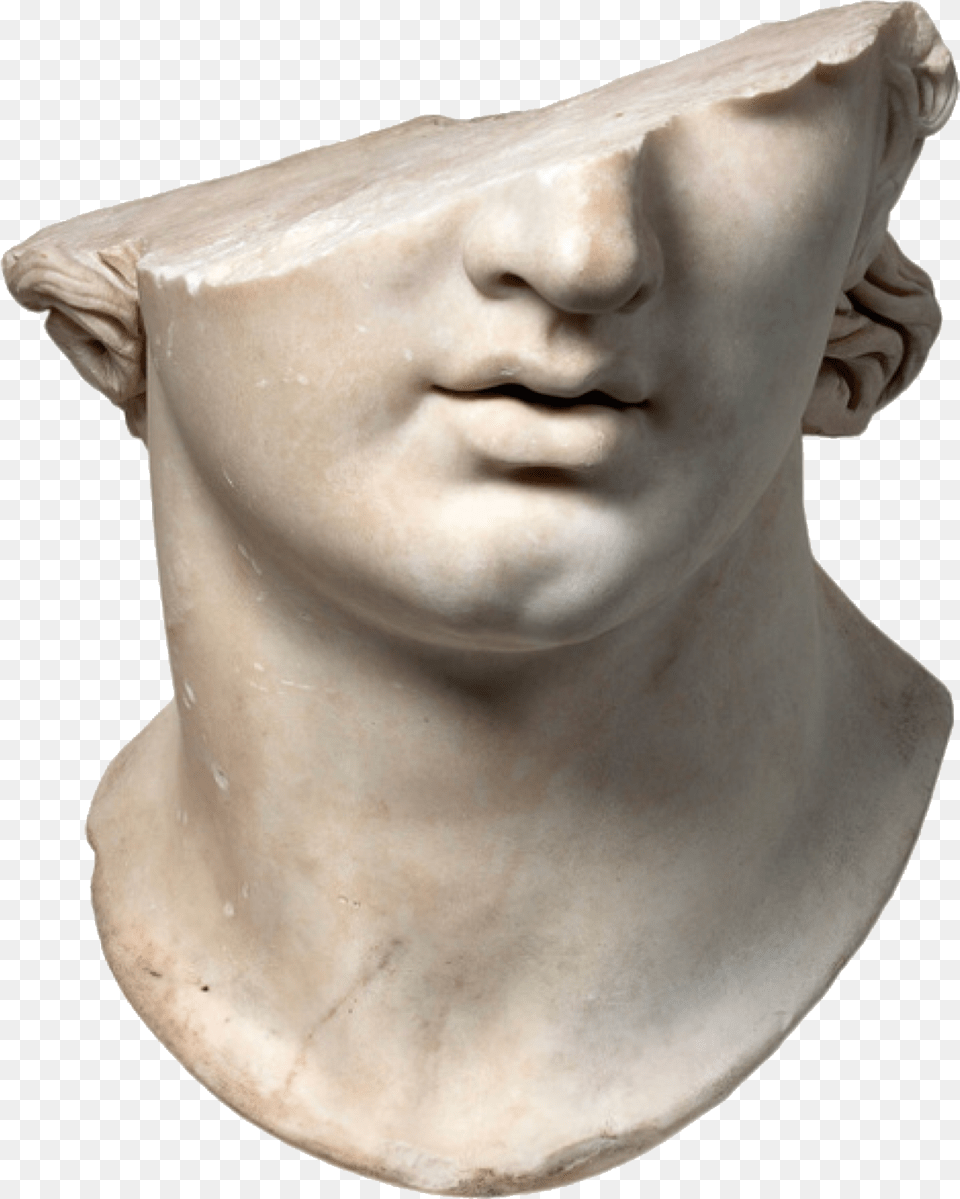 Greek Statue, Head, Person, Art, Adult Png