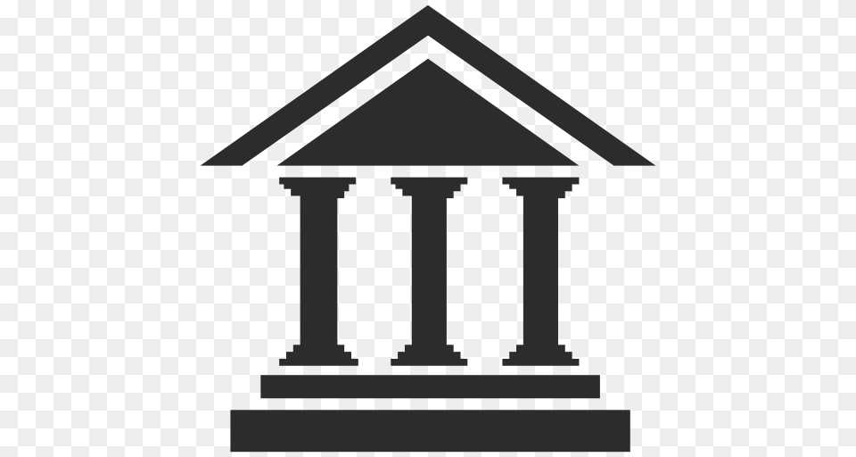 Greek Temple Icon With And Vector Format For Free Unlimited, Outdoors, Architecture, Pillar Png Image