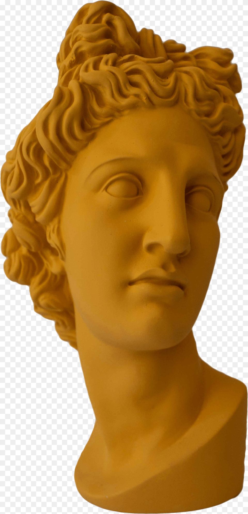 Greek Yellow Head Vase For Sale Bust, Adult, Female, Person, Woman Free Png